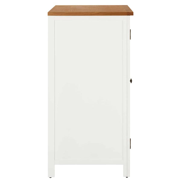 Vidaxl Wardrobe 76X52x105 Cm Solid Oak Wood Wardrobes