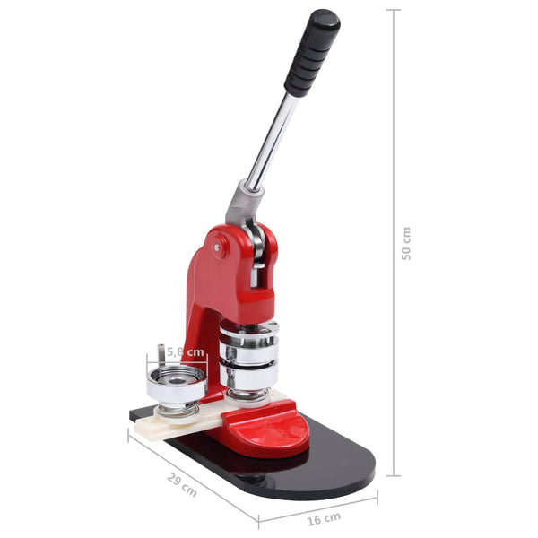 Badge Maker Machine With Circle Cutter 58 Mm Badge & Button Makers