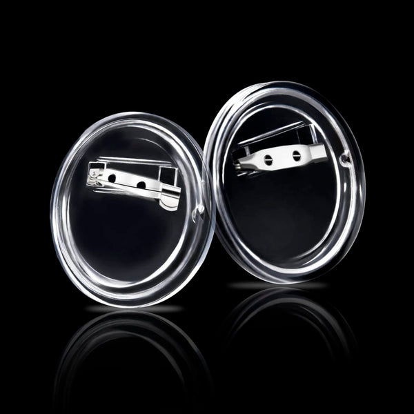 Button Badges Kit With Pins 100 Sets Acrylic 44 Mm Badge & Button Makers