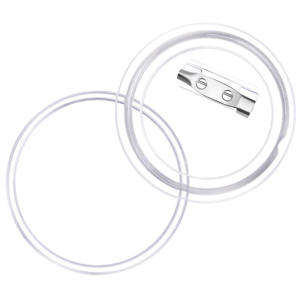 Button Badges Kit With Pins 100 Sets Acrylic 44 Mm Badge & Button Makers