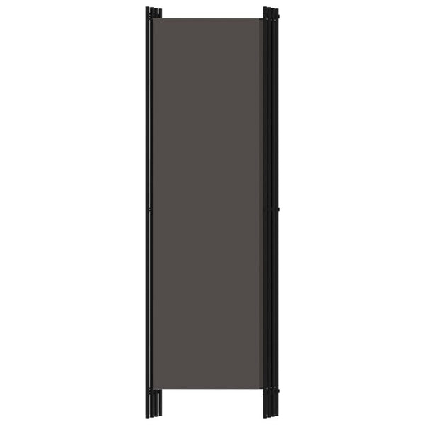 Vidaxl 4 Panel Room Divider Anthracite 200X180 Cm Screens & Room Dividers