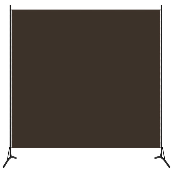 1 Panel Room Divider Brown 175X180 Cm Screens & Room Dividers