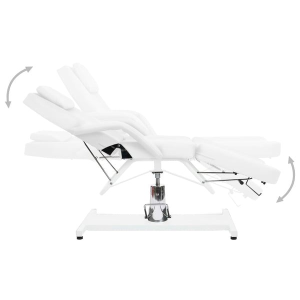 Vidaxl Massage Table White 180X62x(87 112) Cm Massage Tables & Chairs