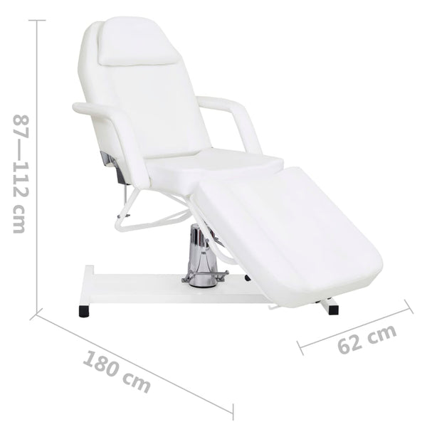 Vidaxl Massage Table White 180X62x(87 112) Cm Massage Tables & Chairs