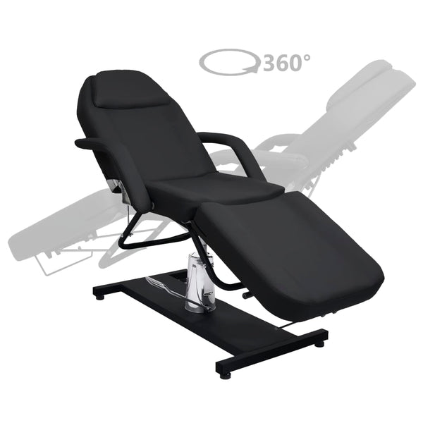 Massage Table Black 180X62x(87 112) Cm Massage Tables & Chairs