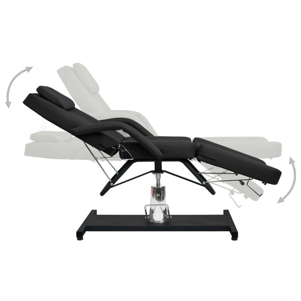 Massage Table Black 180X62x(87 112) Cm Massage Tables & Chairs
