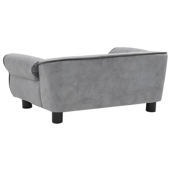 Dog Sofa Grey 72X45x30 Cm Plush