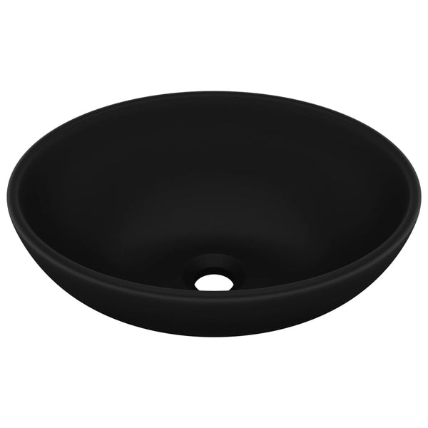 Luxury Basin Oval-Shaped Matte 40X33 Cm Ceramic