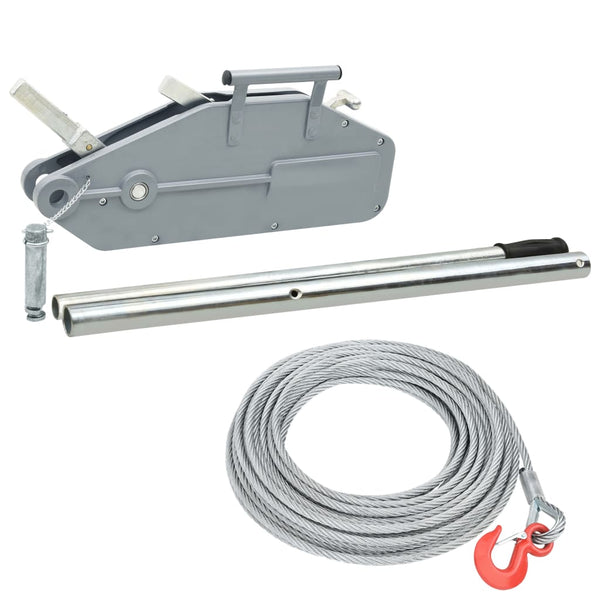 Vidaxl Wire Rope Hoist Winch 1600 Kg Tow Bars & Winches
