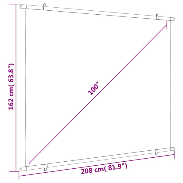 Projection Screen 254 Cm 4:3