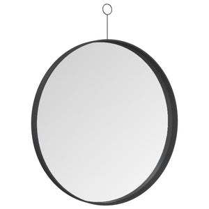 Hanging Mirror With Hook Black 50 Cm