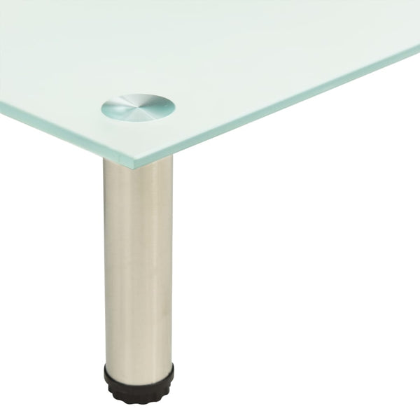 Tv Stand Frosted 60X35x17 Cm Tempered Glass Tv Stands & Entertainment Units