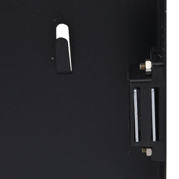 Key Box With Magnetic Board Black 35X35x5.5 Cm Key Holders