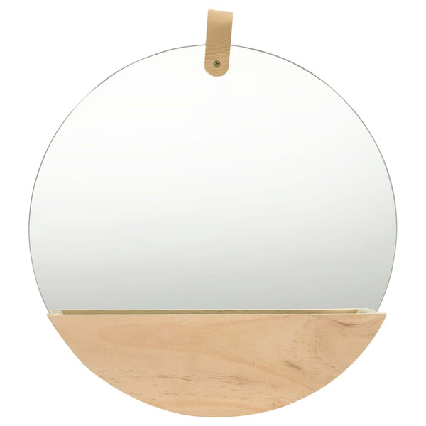 Wall Mirror Solid Pinewood 35 Cm Mirrors