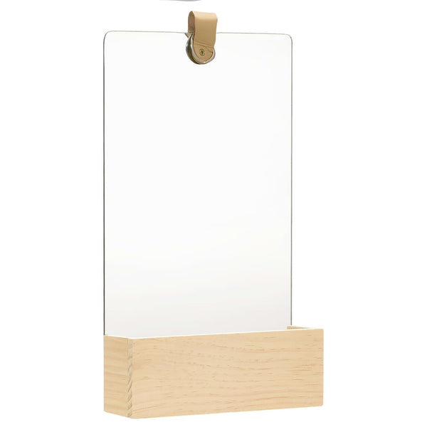 Wall Mirror Solid Pinewood 23X39.5 Cm Mirrors
