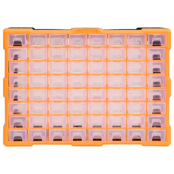 Multi Drawer Organiser With 64 Drawers 52X16x37.5 Cm Tool Cabinets & Cupboards