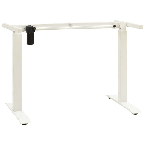 Home Office Desks Electric Motorised Standing Desk Frame Height Adjustable White