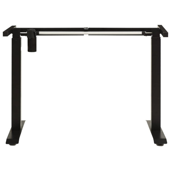 Motorised Standing Desk Frame Height Adjustable Black Carbon Steel Standing Desks