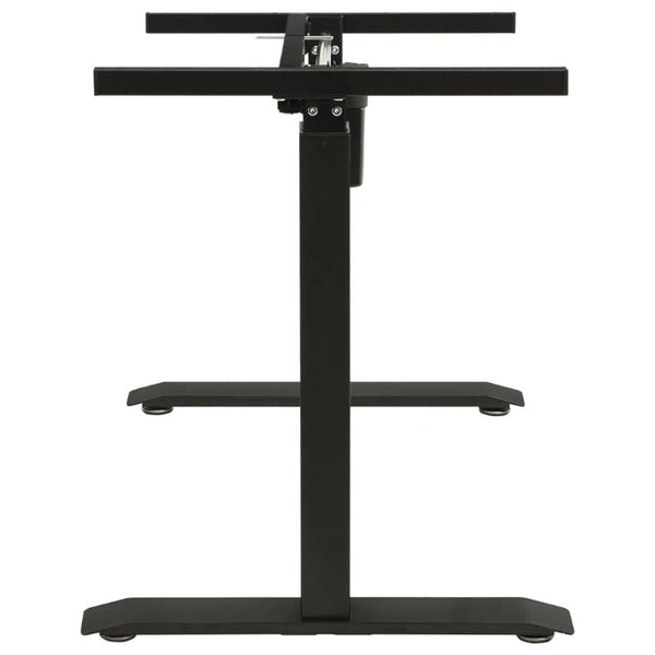 Motorised Standing Desk Frame Height Adjustable Black Carbon Steel Standing Desks