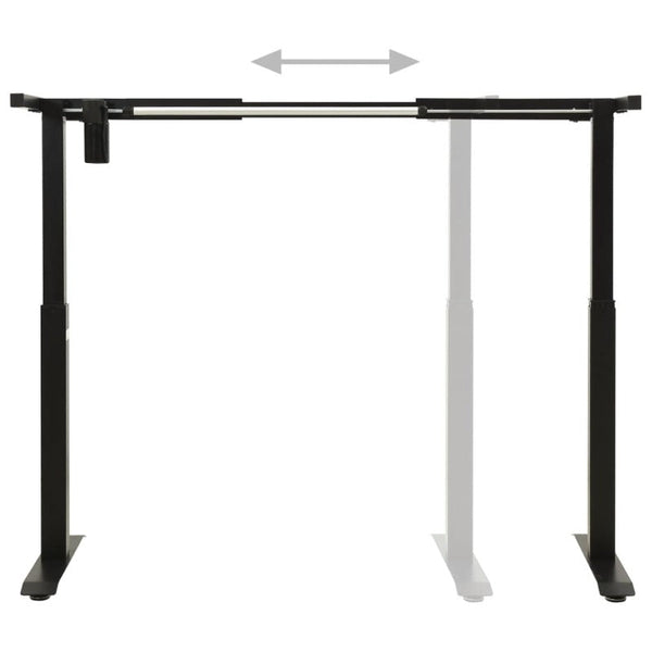 Home Office Desks Electric Motorised Standing Desk Frame Height Adjustable Black