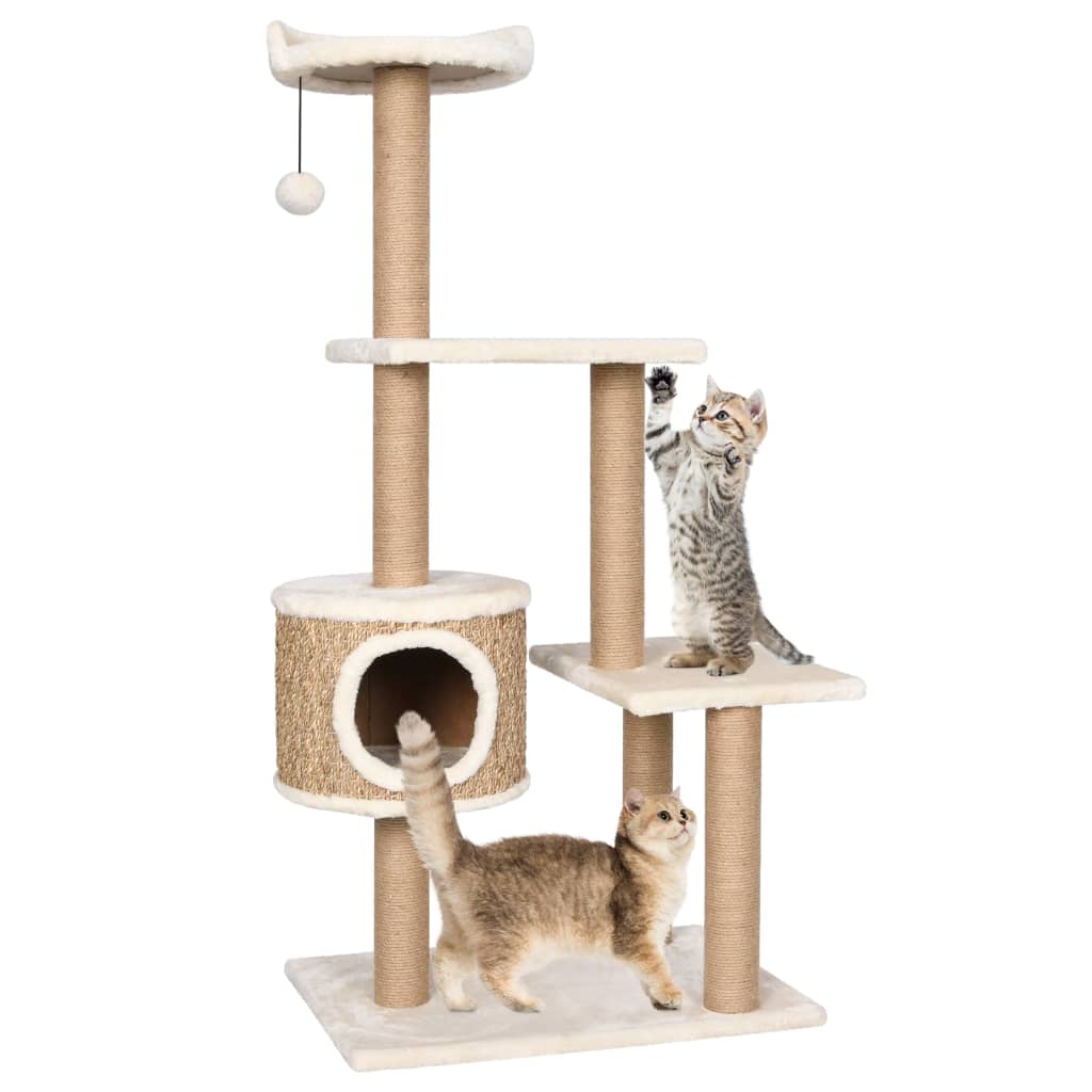 Cat Tree With Scratching Post 123Cm Seagrass Furniture & Scratchers