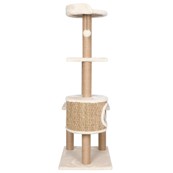 Cat Tree With Scratching Post 123Cm Seagrass Furniture & Scratchers