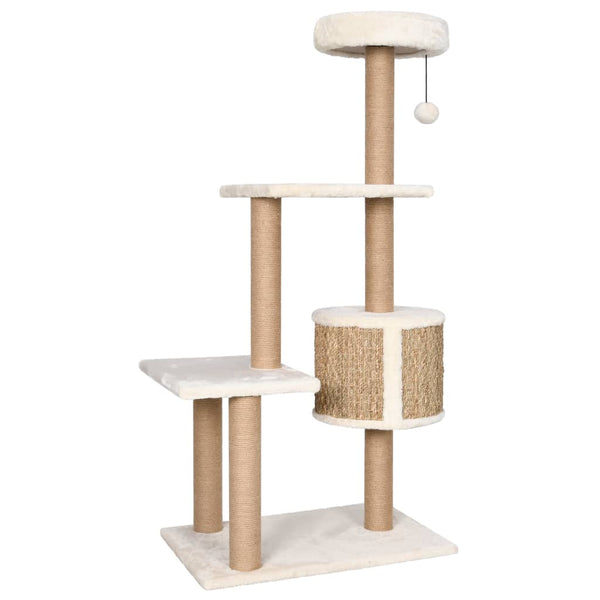 Cat Tree With Scratching Post 123Cm Seagrass Furniture & Scratchers