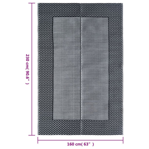 Outdoor Carpet Grey 160X230 Cm Pp Door Mats & Floor Mats