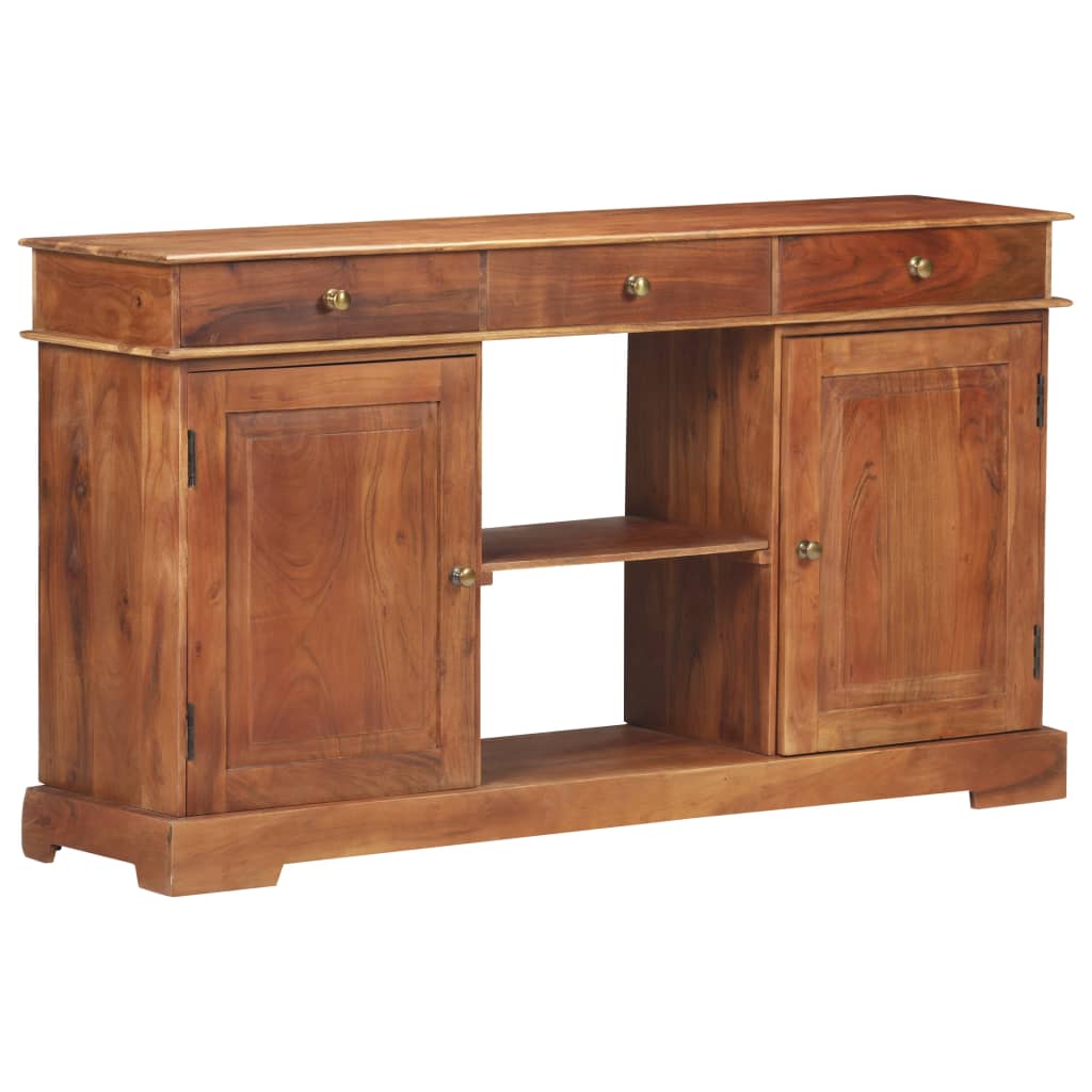 Sideboard 135X35x75 Cm Solid Acacia Wood Sideboards & Buffets