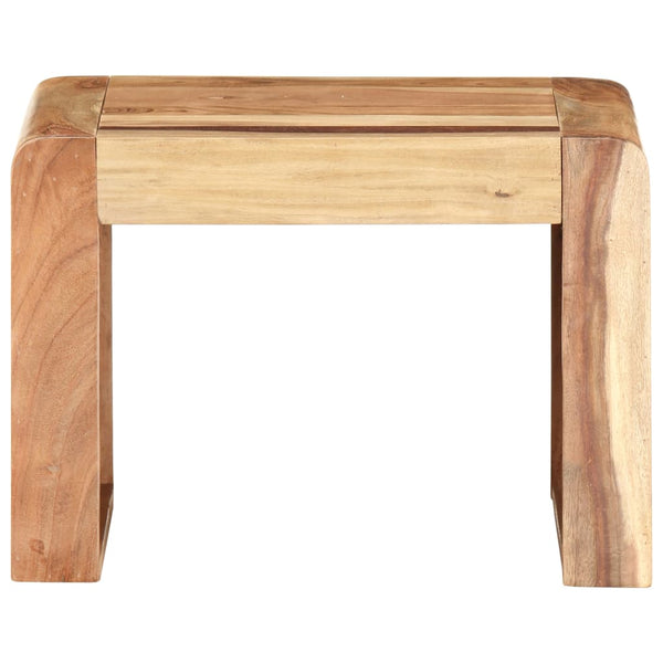 Side Table 43X40x30 Cm Solid Acacia Wood Side Tables
