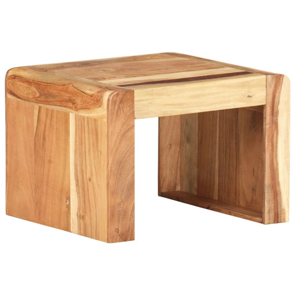 Side Table 43X40x30 Cm Solid Acacia Wood Side Tables