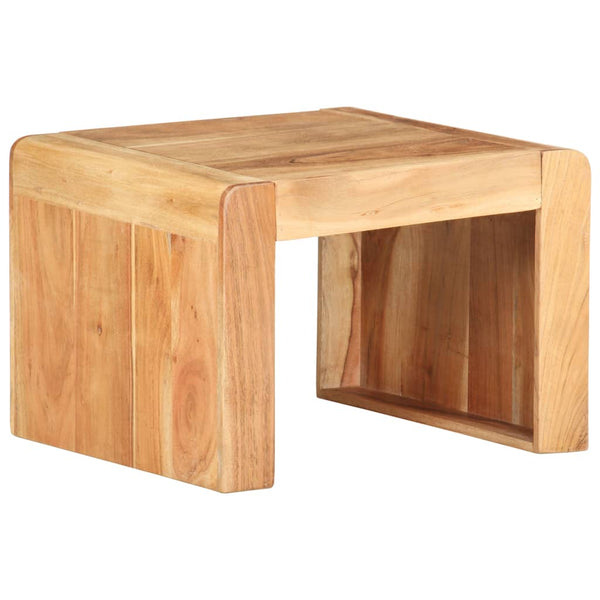 Side Table 43X40x30 Cm Solid Acacia Wood Side Tables