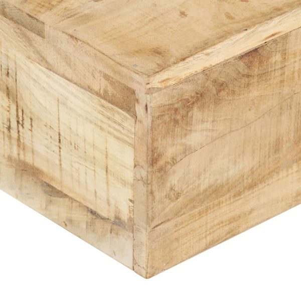 Coffee Table 80X80x28 Cm Solid Mango Wood Coffee Tables