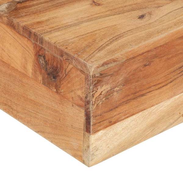 Coffee Tables Coffee Table 80X80x28 Cm Solid Acacia Wood