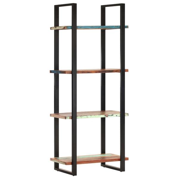 Vidaxl 4 Tier Bookcase 80X40x180 Cm Solid Reclaimed Wood Seasonal Decorations