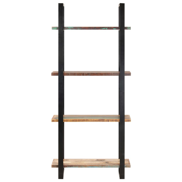Vidaxl 4 Tier Bookcase 80X40x180 Cm Solid Reclaimed Wood Seasonal Decorations