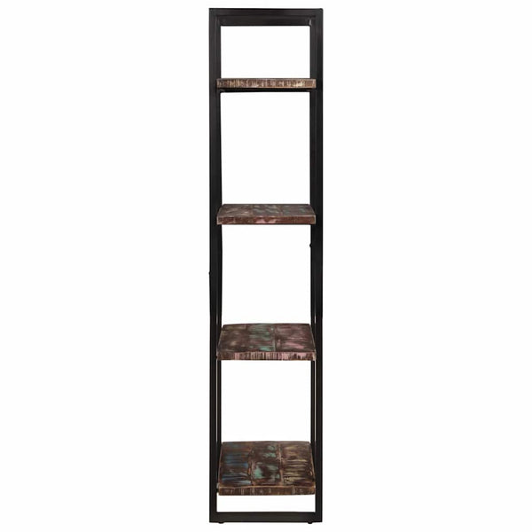 Solid Reclaimed Wood 4 Tier Bookcase 80X40x180 Cm Bookshelves