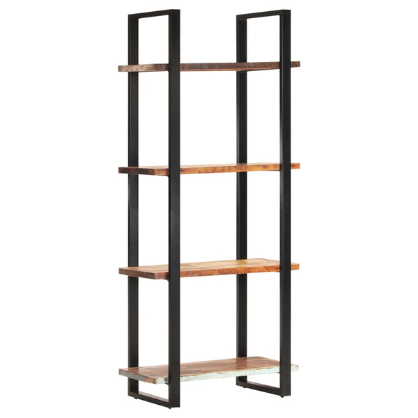 Vidaxl 4 Tier Bookcase 80X40x180 Cm Solid Reclaimed Wood Seasonal Decorations