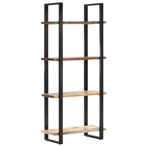 Vidaxl 4 Tier Bookcase 80X40x180 Cm Solid Reclaimed Wood Seasonal Decorations