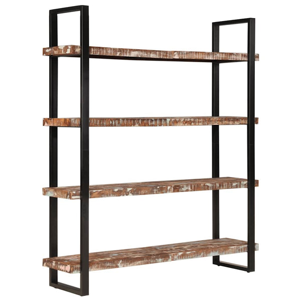 Vidaxl 4 Tier Bookcase 160X40x180 Cm Solid Reclaimed Wood Bookshelves