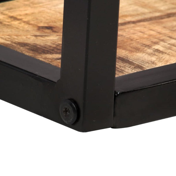 Wall Shelves 2 Pcs 160 Cm Rough Mango Wood