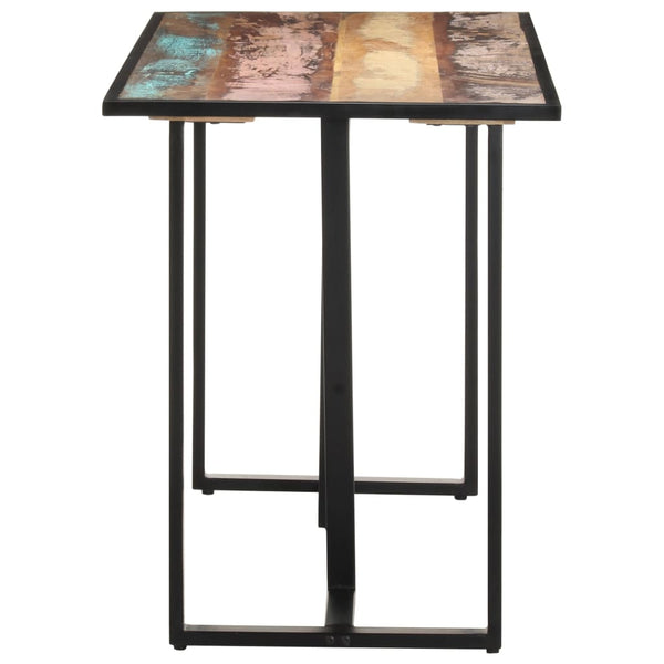 Dining Table 120 Cm Solid Reclaimed Wood Dining Tables