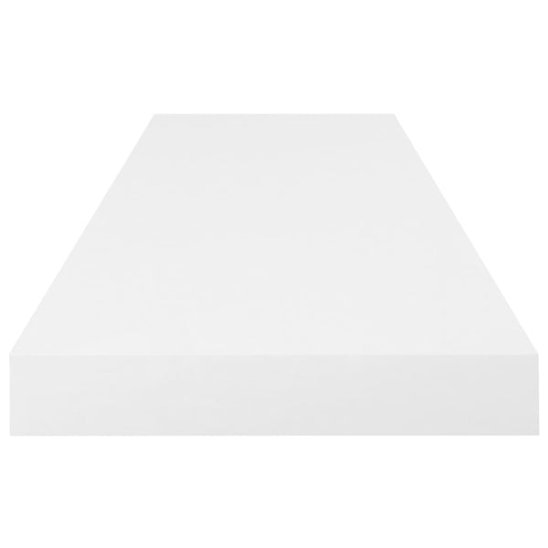 Vidaxl Floating Wall Shelf High Gloss White 80X23.5X3.8 Cm Mdf Wall Shelves
