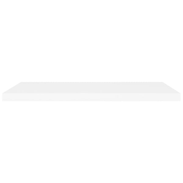 Vidaxl Floating 2 Pcs White 90X23.5X3.8 Cm Mdf Wall Shelves