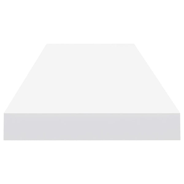 Vidaxl Floating 2 Pcs White 90X23.5X3.8 Cm Mdf Wall Shelves