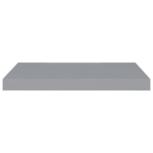 Floating Wall Shelf Grey 60X23.5X3.8 Cm Mdf
