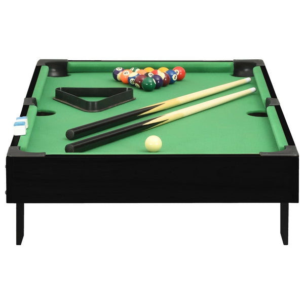 3 Feet Mini Pool Table 92X52x19 Cm Black And Green Billiard Tables