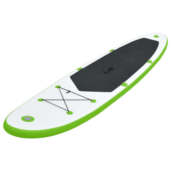 Inflatable Stand Up Paddleboard Set Green And White