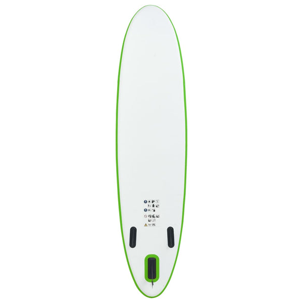 Inflatable Stand Up Paddle Board Set Green And White
