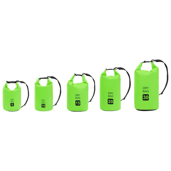 Dry Bags Dry Bag Green 20 L Pvc